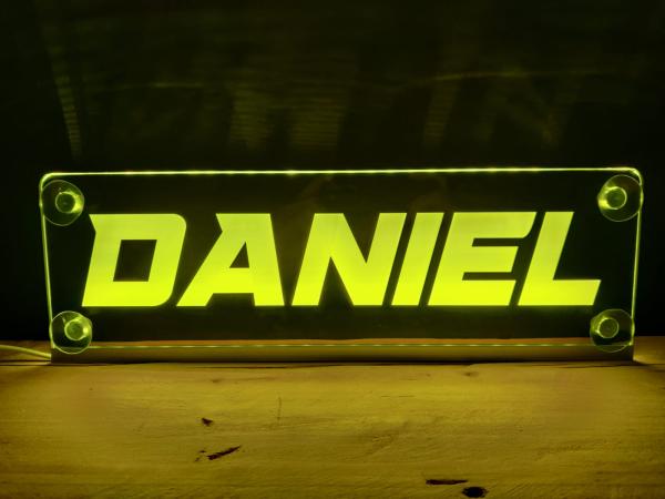 LED Namensschild